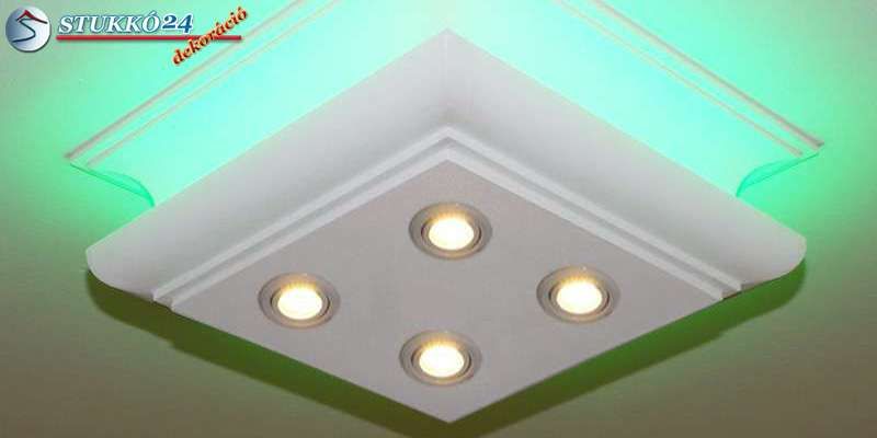 Debrecen 304/205 stukkólámpa LED izzóval – többszínű RGB