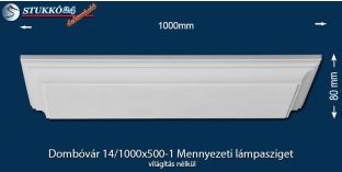 Mennyezeti lámpasziget Dombóvár 14/1000x500-1 világítás nélkül
