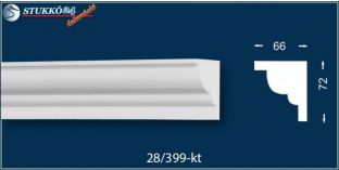 Stukkó karnistakaró díszléc Esztergom 28