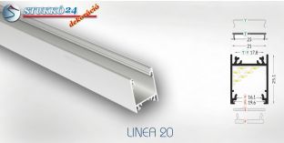 LINEA20 alumínium profil