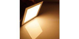 LED Panel 12W négyzet alakú meleg fehér