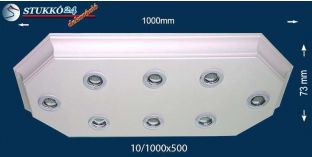 LED spotlámpa Érd 10/1000x500 meleg fehér