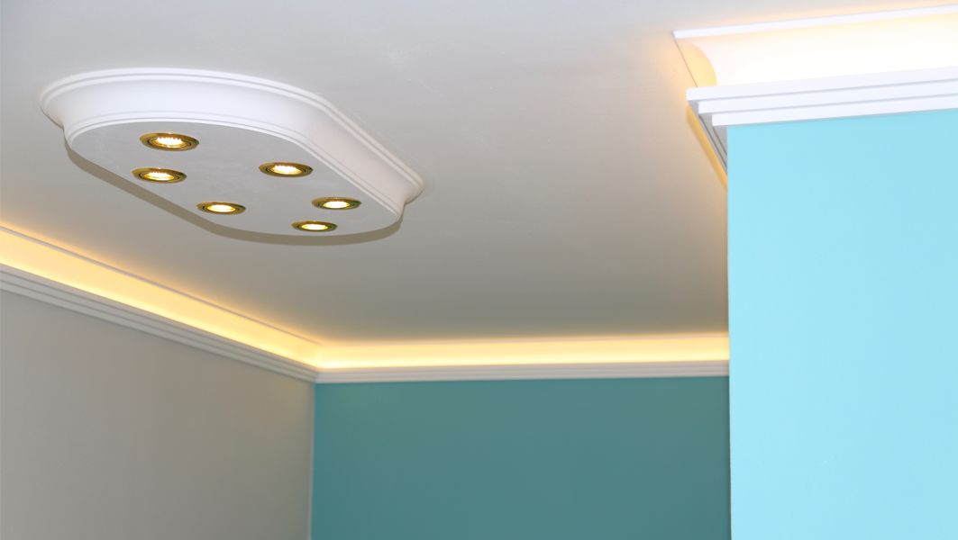 Led rejtett világítás, Led szalag, hangulatvilágítás - LED stukkó