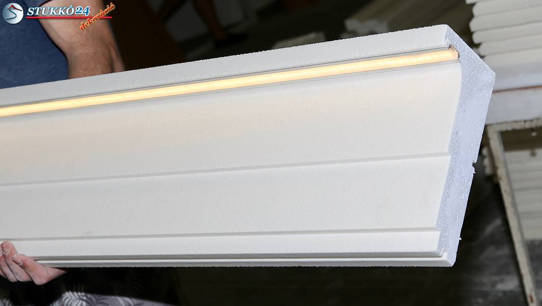 Kültéri LED stukkó homlokzati rejtett világítás kialakításához