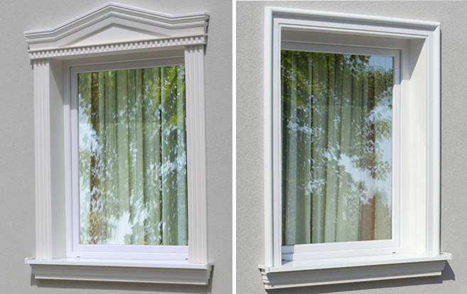 Ablakkeretezés stukkóval - számtalan lehetőség az ablakok keretezésére és díszítésére stukkóval