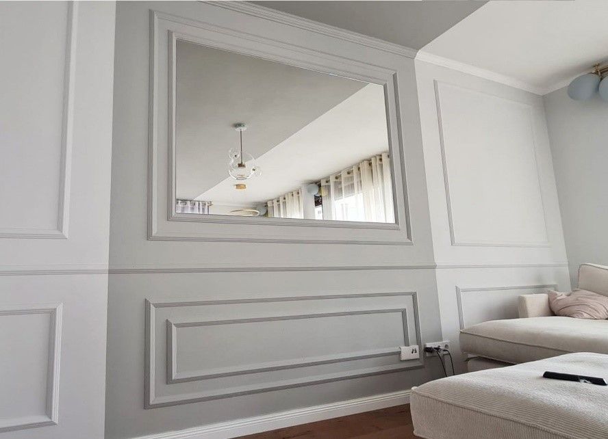 Fali dekor keret polisztirol oldalfali díszlécekből
