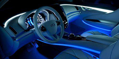 LED szalag járműbe szerelve