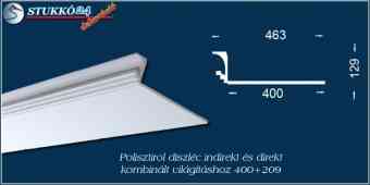 Polisztirol stukkó közvetett és közvetlen világítás kiépítéséhez Győr 400+209
