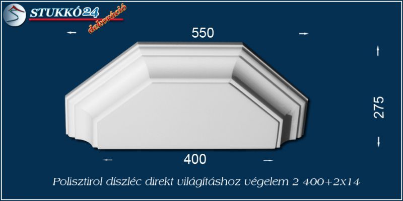 Led spot lámpa világítás polisztirol díszléc Dombóvár végelem 2 400+2x14