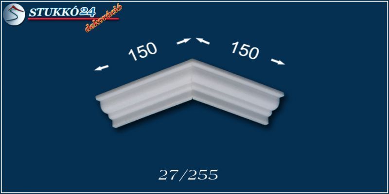 Polisztirol stukkó Hatvan 27 külső sarokelem Polisztirol stukkó Hatvan 27 külső sarokelem
