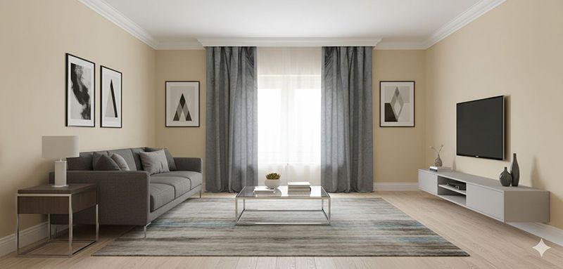 karnistakarás Eszetrgom 28 díszléccel modern nappaliban karnistakarás Eszetrgom 28 díszléccel modern nappaliban
