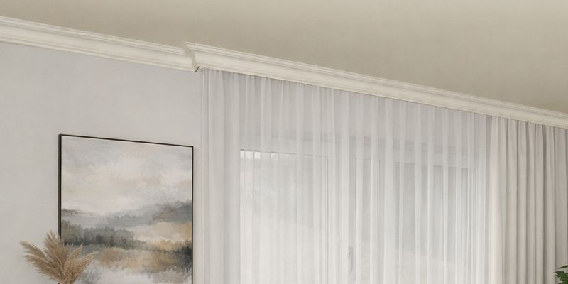 Stukkó díszléc karnistakaró külső sarok Vác 09