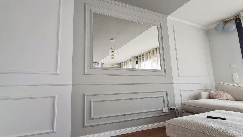 kazettás falburkolat oldalfali stukkóval kazettás falburkolat oldalfali stukkóval