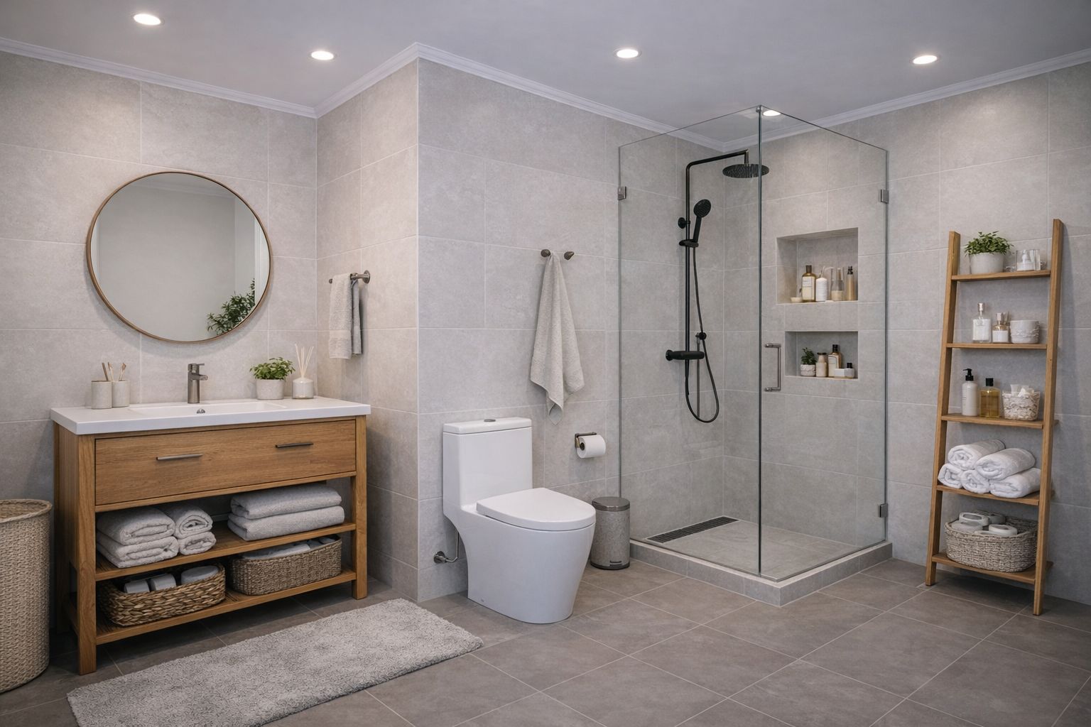 modern fürdőszoba polisztirol stukkóval modern fürdőszoba polisztirol stukkóval