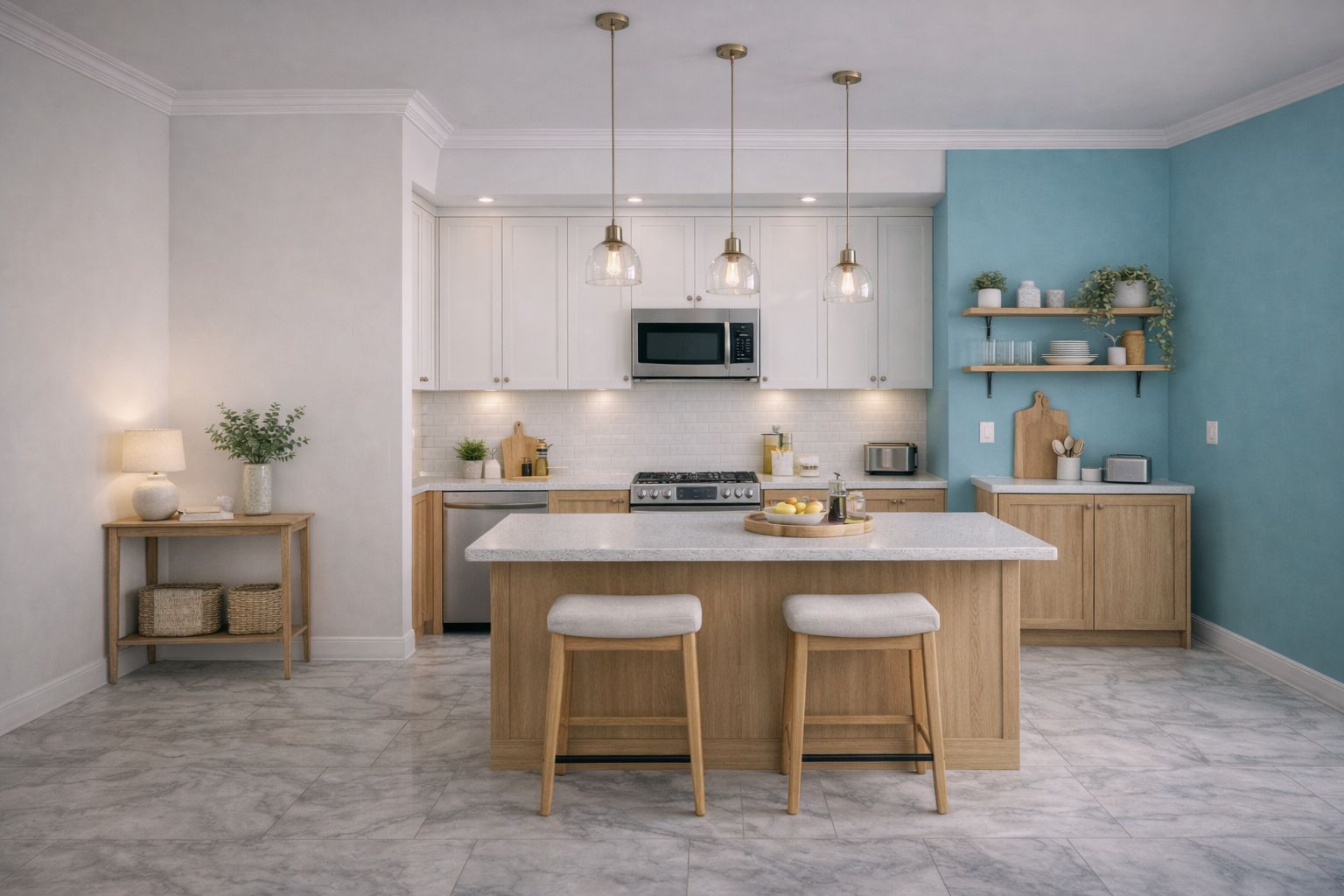 modern konyha stílusos díszítése Szombathely 45 polisztirol díszléccel