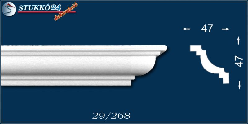 Nagykanizsa 29 stukkó díszléc
