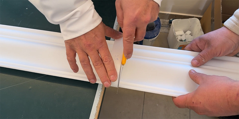 Polisztirol holkerléc Abony 21 jelölősablon