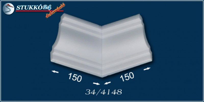 Hungarocell díszléc Salgótarján 34 belső sarokelem