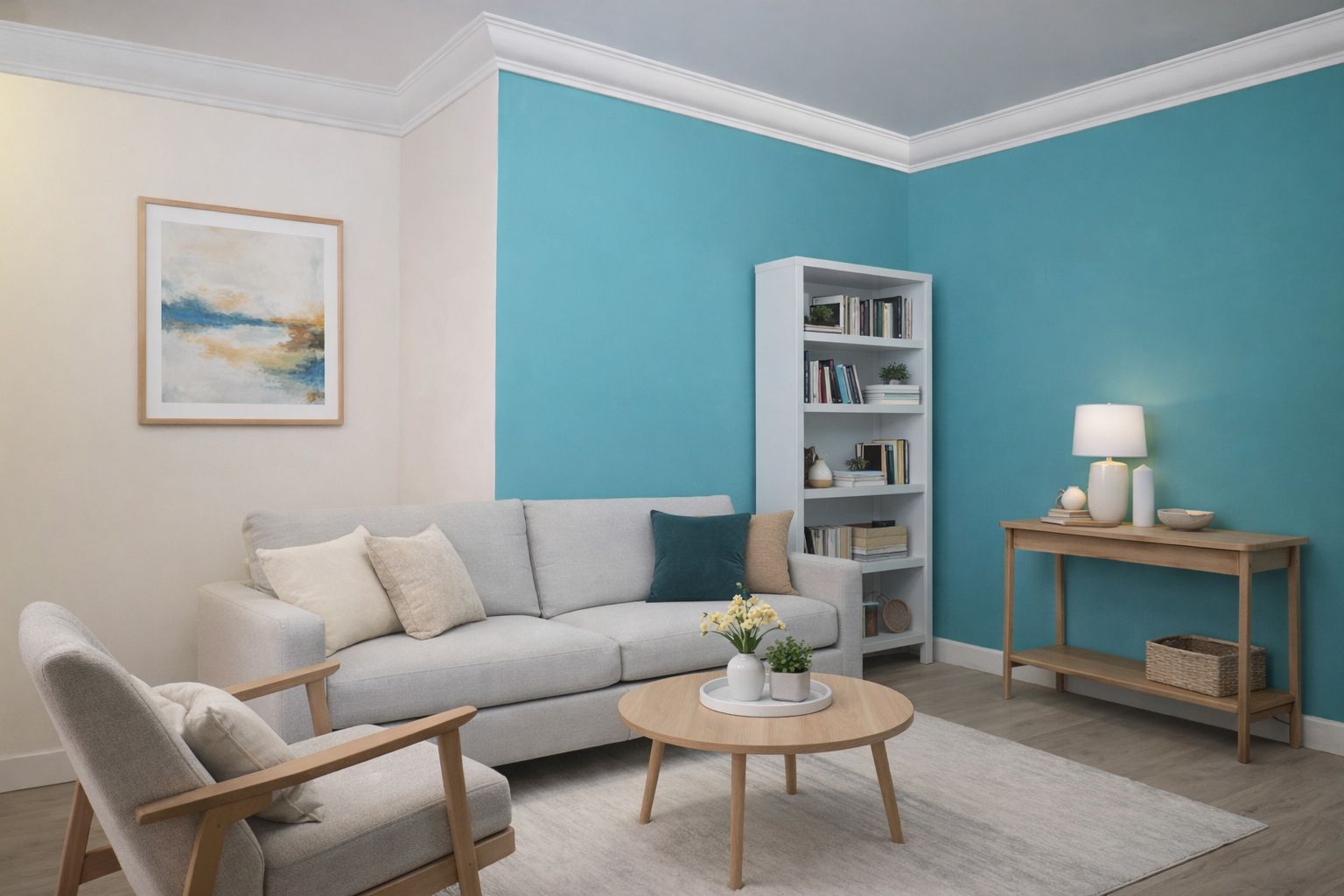 Salgótarján 34 hungarocell díszléc modern nappaliban