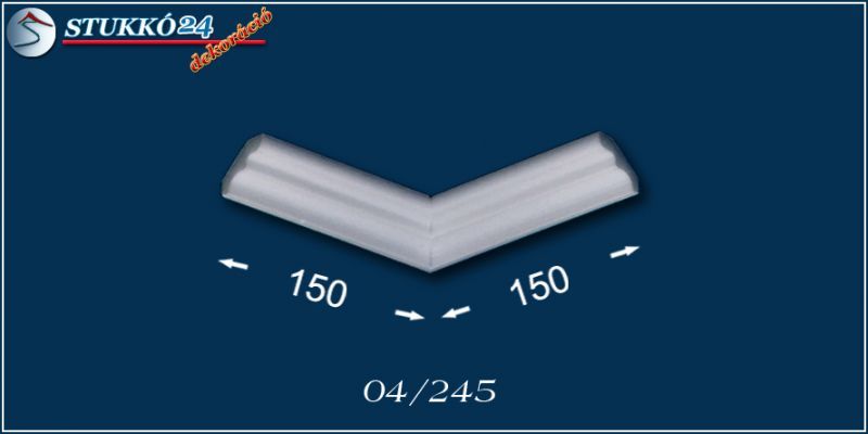 Belső sarokelem polisztirol díszléchez