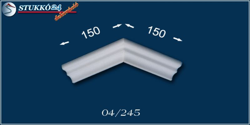 Külső sarokelem polisztirol díszléchez