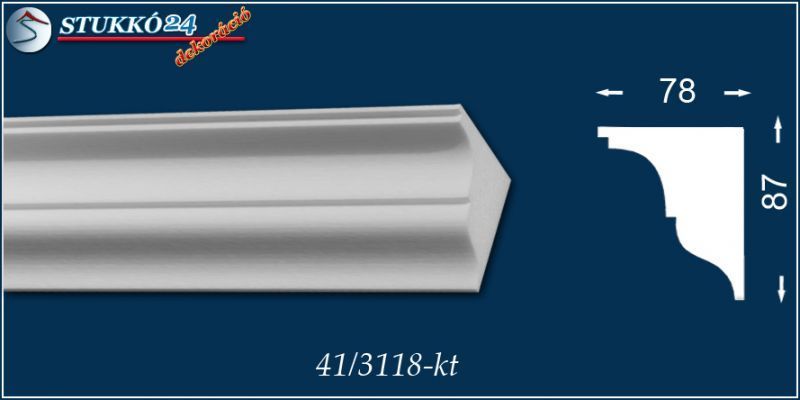 Polisztirol léc karnistakaró Szekszárd 41