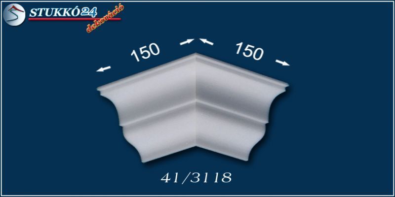 Polisztirol léc külső sarok Szekszárd 41