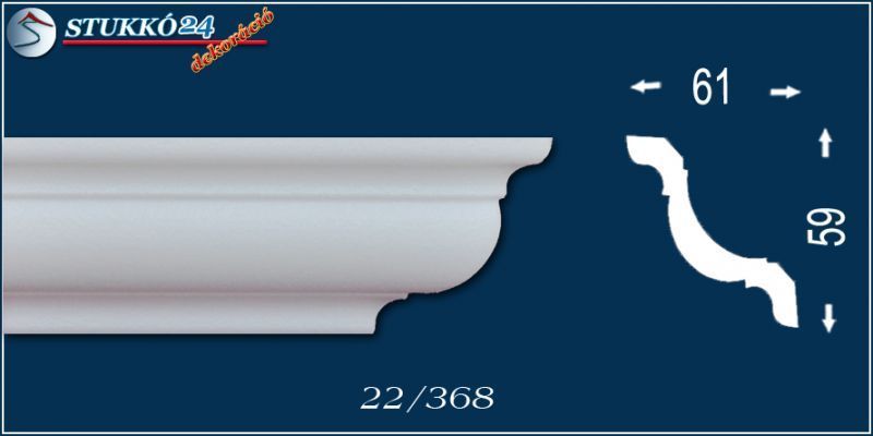 Stukkó díszléc Szigethalom 22