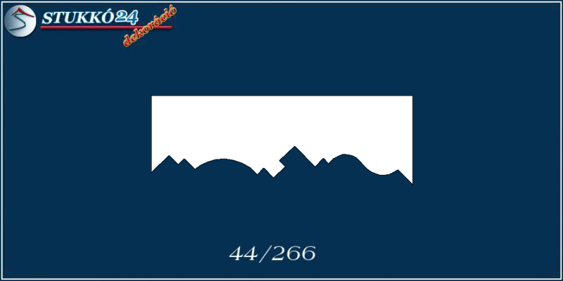 Holker díszléc Szolnok 44 profil simító