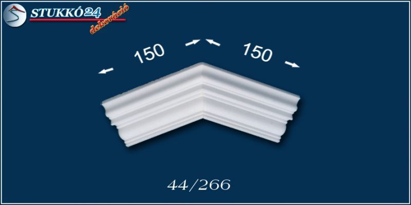 Holker díszléc Szolnok 44 külső sarokelem Holker díszléc Szolnok 44 külső sarokelem
