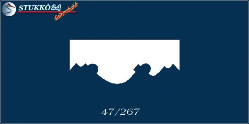 Polisztirol díszléc Veszprém 47 profilsimító