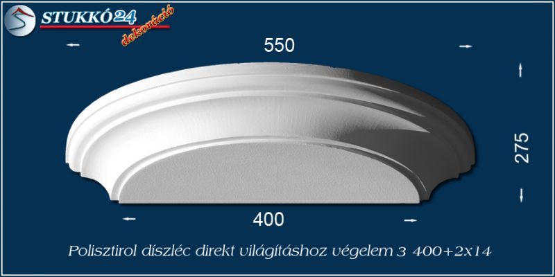Led spot lámpa világítás polisztirol díszléc Dombóvár végelem 3 400+2x14