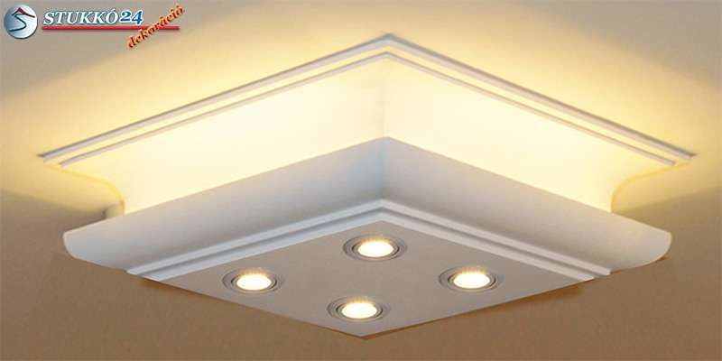 Debrecen 304/205 design stukkólámpa LED izzóval – meleg fehér