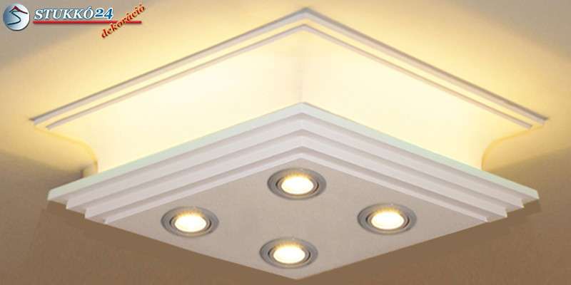 Győr 308/209 led stukkó lámpa íves felső résszel és lépcsős mintával