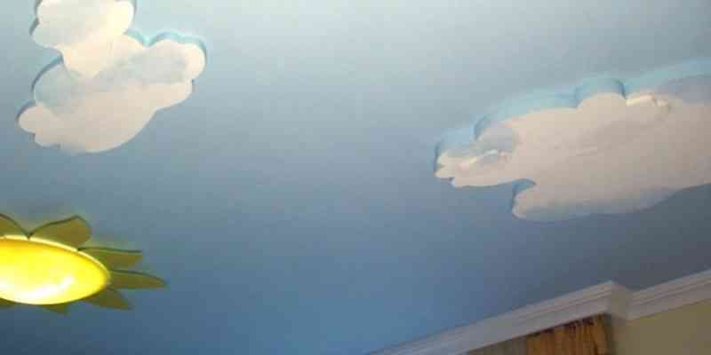 Gyermekszoba díszítése Gabriella felhőkkel