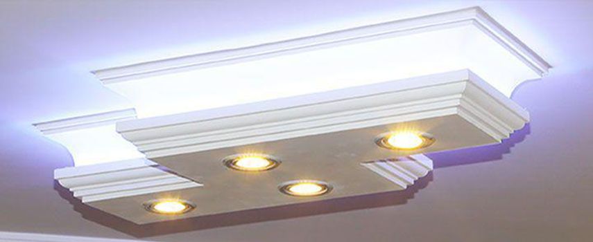 Stukkólámpák direkt és indirekt LED világítás megvalósításáért – egy rendkívüli megoldás